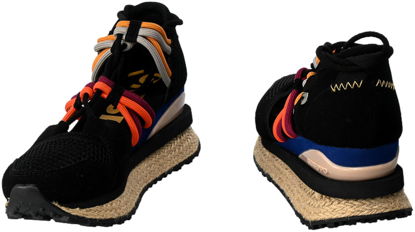Sneakersy Letnie GiosEppo 69028  Tulare Black Czarne