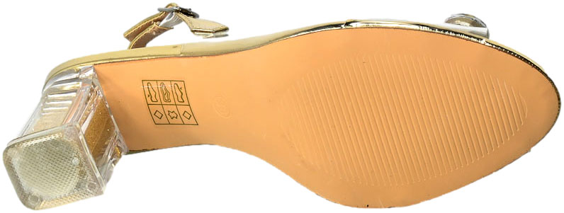 Sandały S.Barski MR-1037-43 Gold Złote