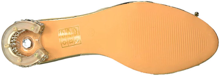 Sandały S.Barski MR-1037-05 Gold Złote