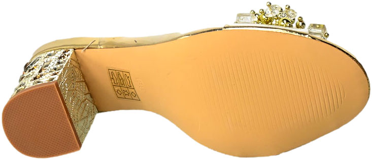 Sandały S.Barski MR-1037-19 Złote