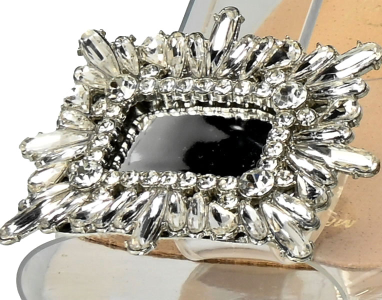 Sandały S.Barski MR-1037-05 Silver Srebrne