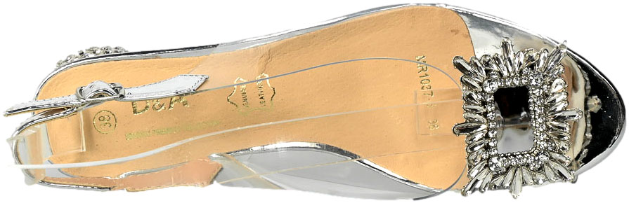 Sandały S.Barski MR-1037-05 Silver Srebrne
