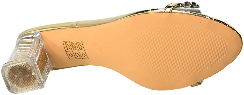 Sandały S.Barski MR-1037-42 Gold Złote