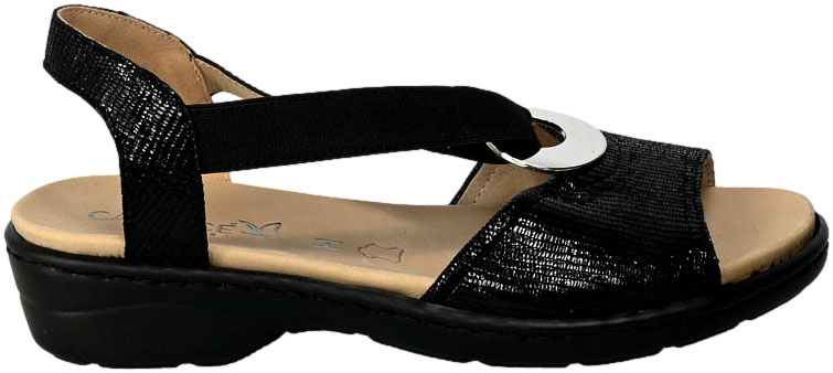 Sandały Caprice 9-28251-24 010 Black Rep. Czarna Skóra 21-2303
