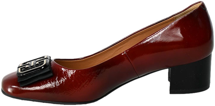 Czółenka Clasicco 2176 1079 Bordo Skórzane