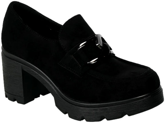 Półbuty Potocki 23-2-12041BK Czarne