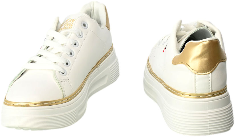 Sneakersy Potocki 23-16012WHBG Biało Beżowy