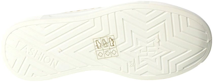 Sneakersy Potocki 23-16012WHBG Biało Beżowy