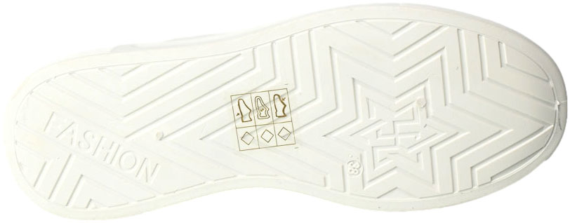 Sneakersy Potocki 23-16012WHBG Biało Czarny