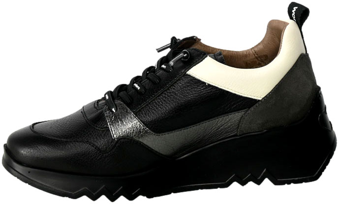 Sneakersy Wonders E-6730 Wild Negro Wild Negro Skóra