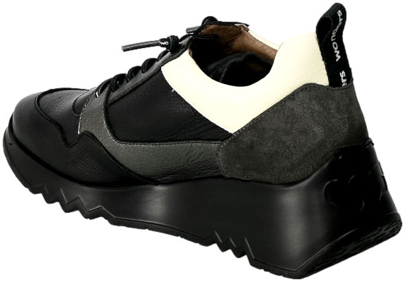 Sneakersy Wonders E-6730 Wild Negro Wild Negro Skóra