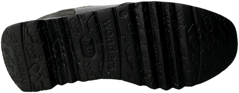 Sneakersy Wonders E-6730 Wild Negro Wild Negro Skóra