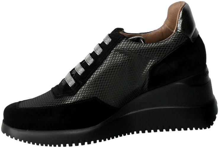 Sneakersy Wonders G-6612-T Trend Negro Jogging Nenro