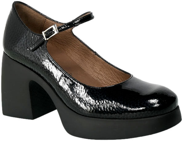 Półbuty Wonders H-4940 Caribu Nero Skóra
