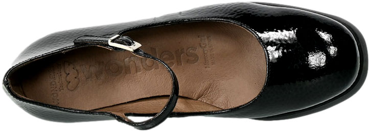 Półbuty Wonders H-4940 Caribu Nero Skóra