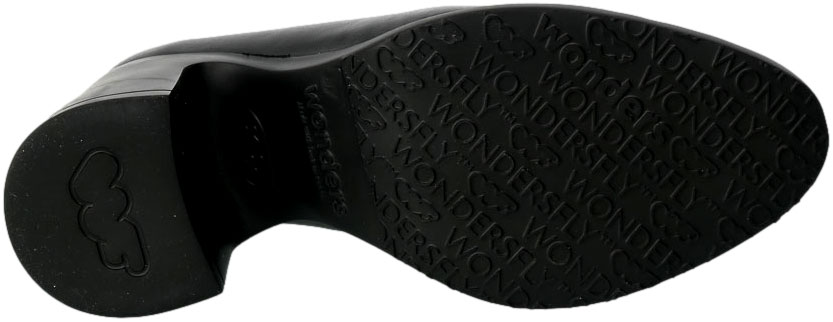 Czółenka Wonders M-5503 Bora Negro Skórzane