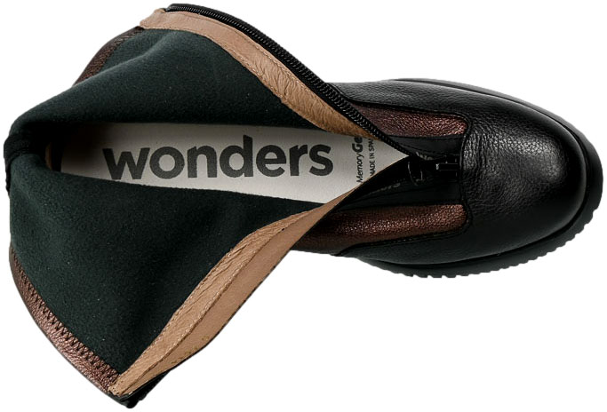 Botki Wonders G-6614 Wild Negro Artemis Cobre