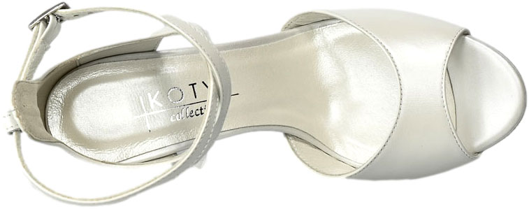 Sandały Kotyl 5915 Biały Perła Skóra