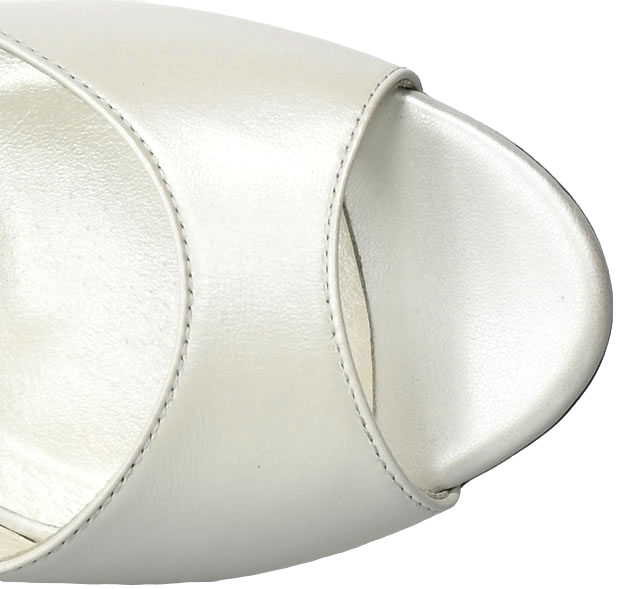 Sandały Kotyl 5915 Biały Perła Skóra