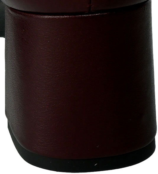Czółenka Pulso AF1188V Bordo Cichan Skóra
