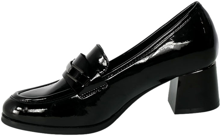 Czółenka Potocki 23-12155BKP Czarny Lakier