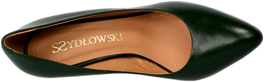 Szpilki Szydłowski 2814 865 Zielony Skóra 