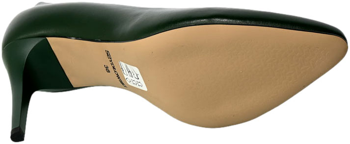 Szpilki Szydłowski 2814 865 Zielony Skóra 