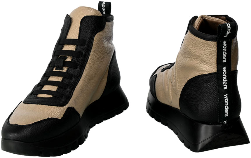 Sneakersy  Wonders A-2415 Wild Negro W Czarne