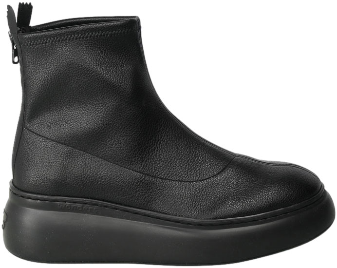 Botki Wonders A-2622 Camelus Negro Skórzane
