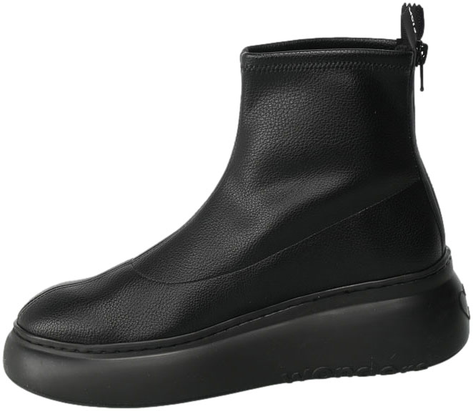 Botki Wonders A-2622 Camelus Negro Skórzane