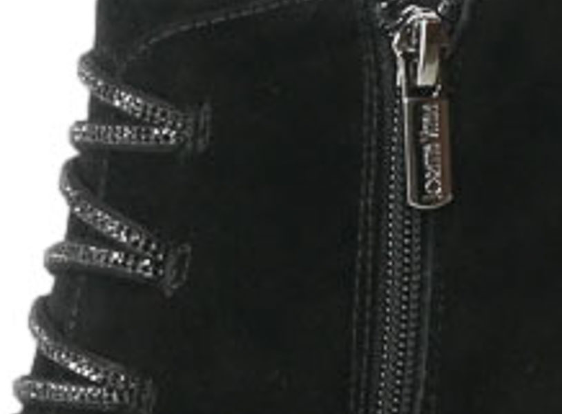 Botki Loretta Vitale YX408 Black Suede Skóra