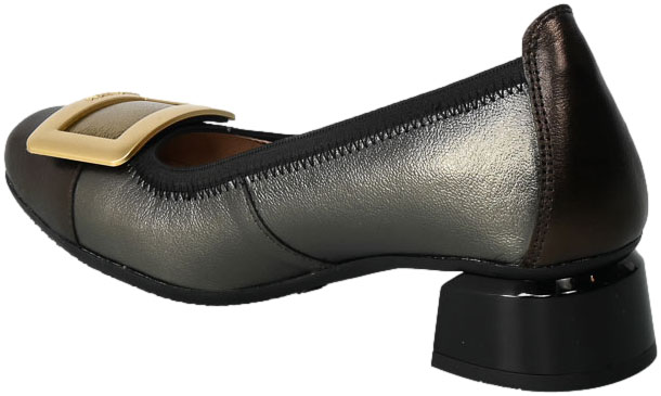 Czółenka Hispanitas CHI233141 Goat Met123 Basalt Skóra