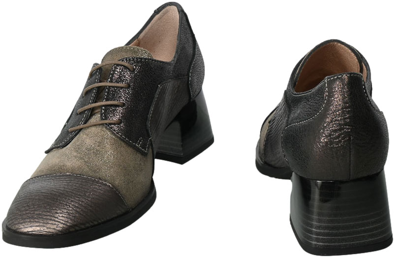 Półbuty Hispanitas HI232999 Shark15 Galaxy17 Wengue Skóra