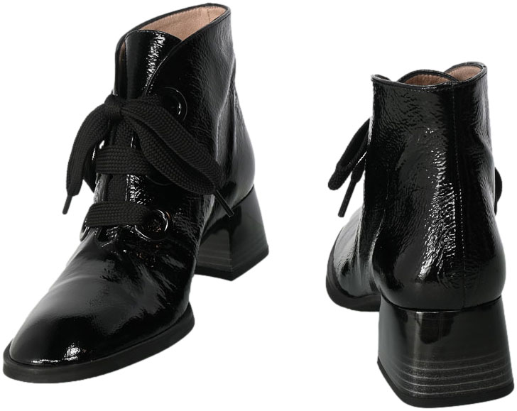 Botki Hispanitas HI233000 RIO123 Black Skóra