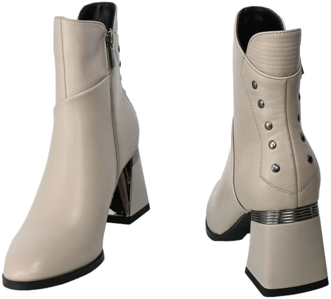 Botki Loretta Vitale S78 Grey Light Skóra