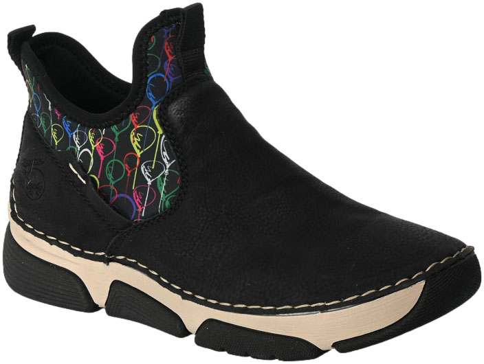Trzewiki Rieker 45957-00 Black Czarne