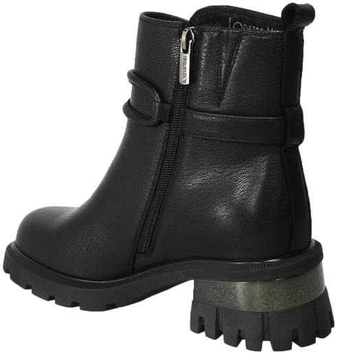 Botki Loretta Vitale H2890-389 Black Leather Skóra