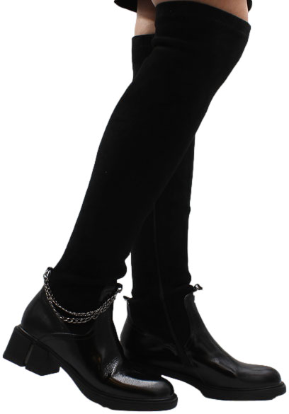 Kozaki Loretta Vitale 3303 Black Czarne