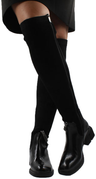 Kozaki Loretta Vitale 3303 Black Czarne