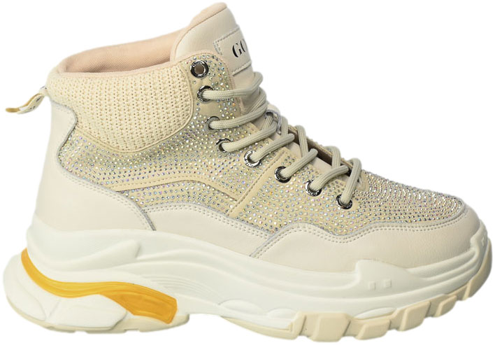 Sneakersy GOE MM2N4016 Beige Skóra