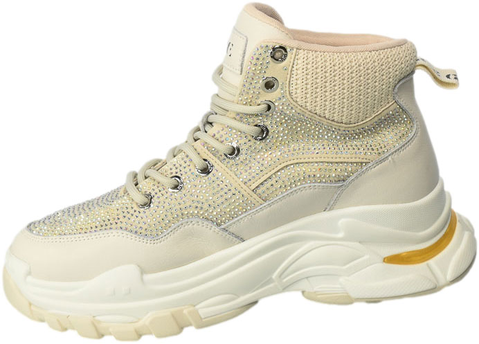 Sneakersy GOE MM2N4016 Beige Skóra