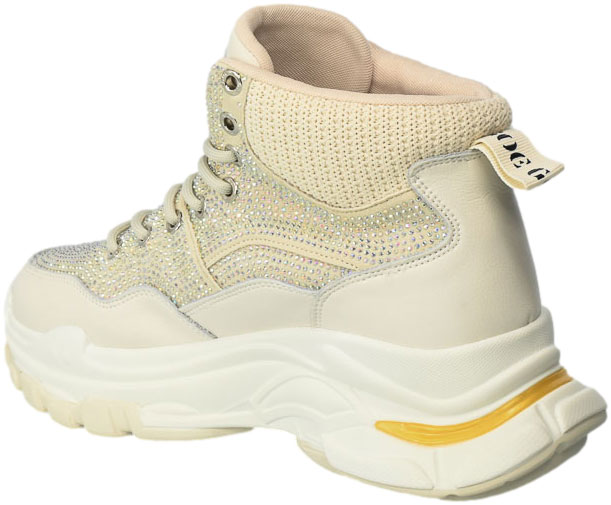 Sneakersy GOE MM2N4016 Beige Skóra