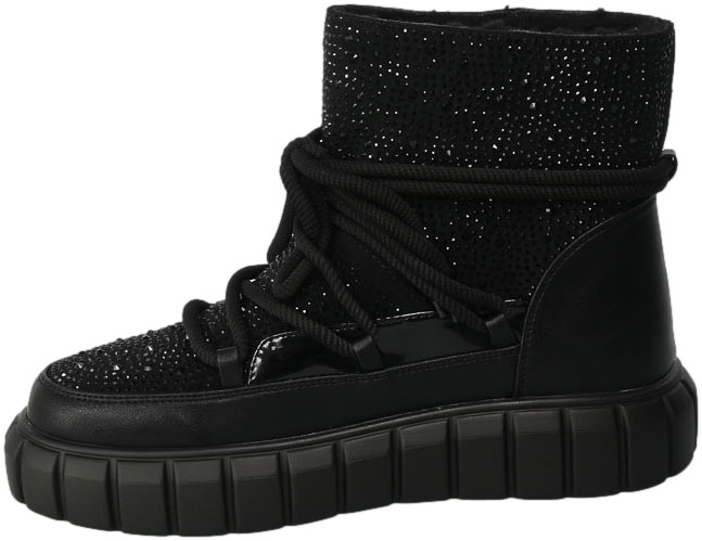 Śniegowce GOE MM2N4080 Black Czarne