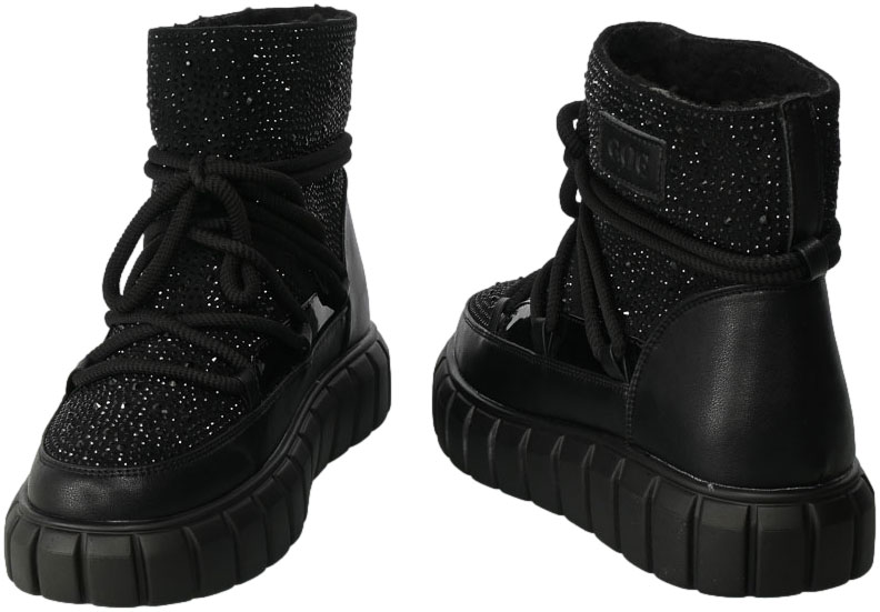 Śniegowce GOE MM2N4080 Black Czarne