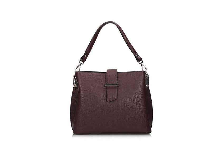 Torebka Toscanio B55 Bordo Skóra