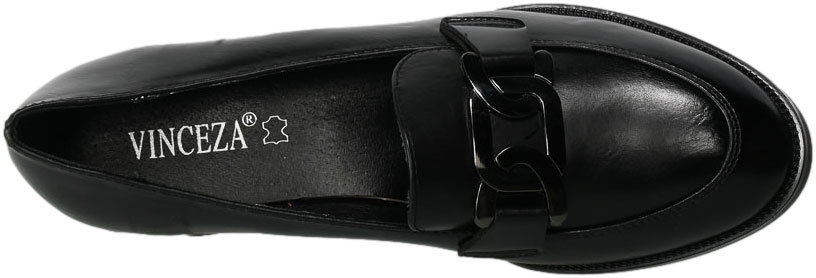 Mokasyny Vinceza 58162 BK PU Czarne