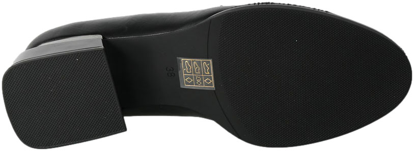 Mokasyny Vinceza 58162 BK PU Czarne