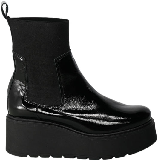 Trzewiki Euromoda Shoes Di1060-1 Czarne Skórzane
