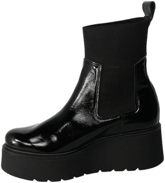 Trzewiki Euromoda Shoes Di1060-1 Czarne Skórzane