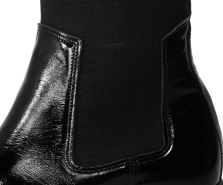 Trzewiki Euromoda Shoes Di1060-1 Czarne Skórzane